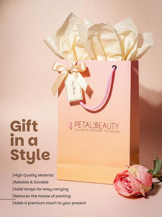 Petals Beauty shopping bag
