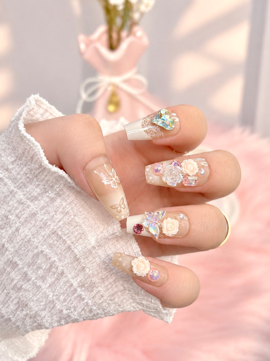 Fancy Press-On Nails