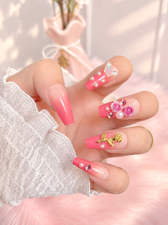 Fancy Press-On Nails