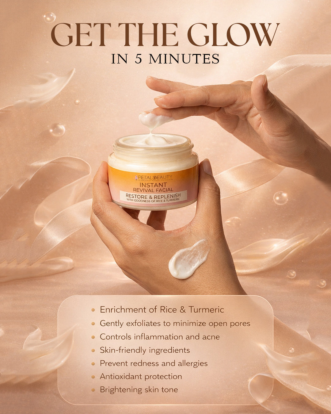Instant Revival Facial (Glass-skin in 5 minutes)