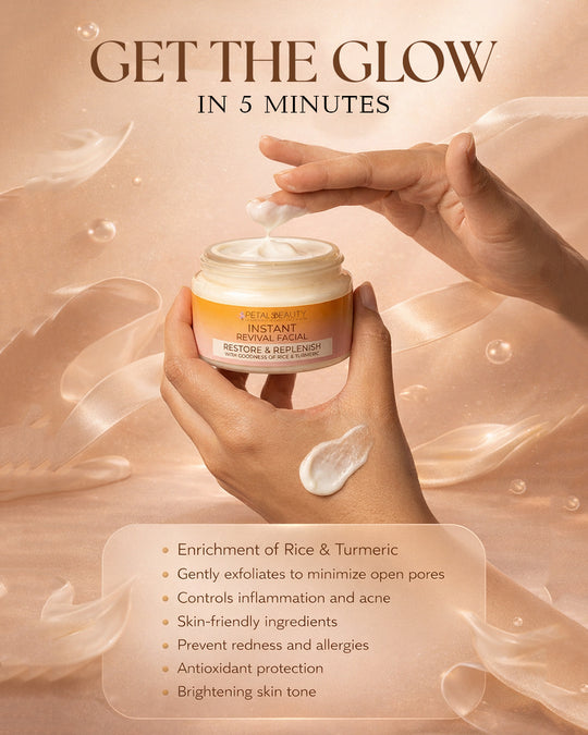 Instant Revival Facial (Glass-skin in 5 minutes)