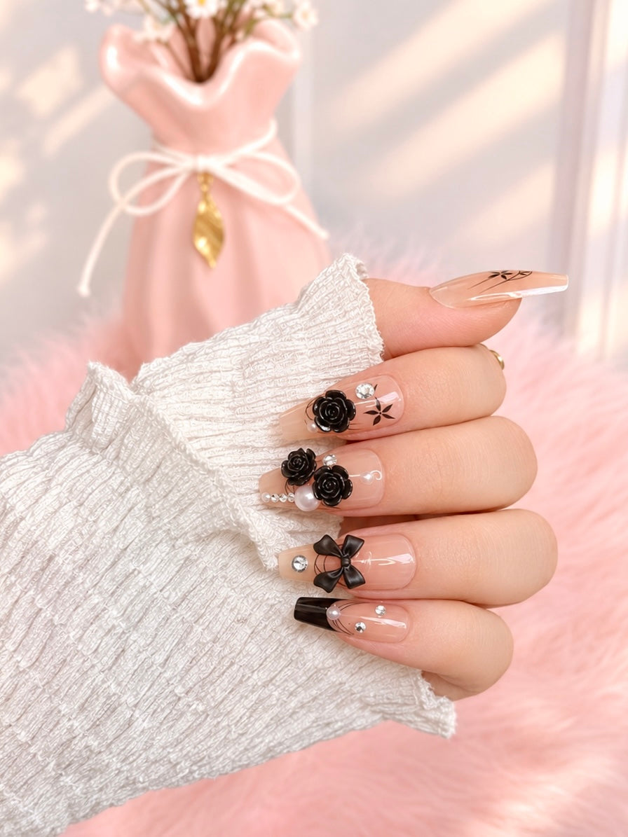 Fancy Press-On Nails