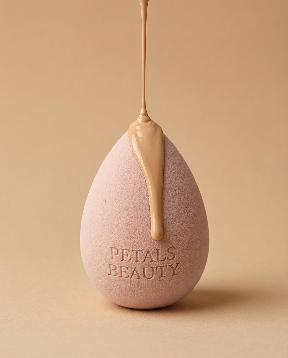 Teardrop beauty blender sponge for blending foundation and BB cream